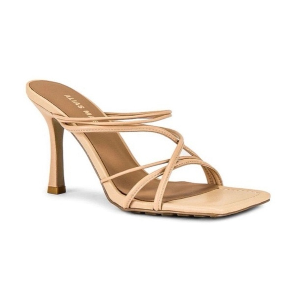 Alias Mae Tan Strappy Minimalist Heels